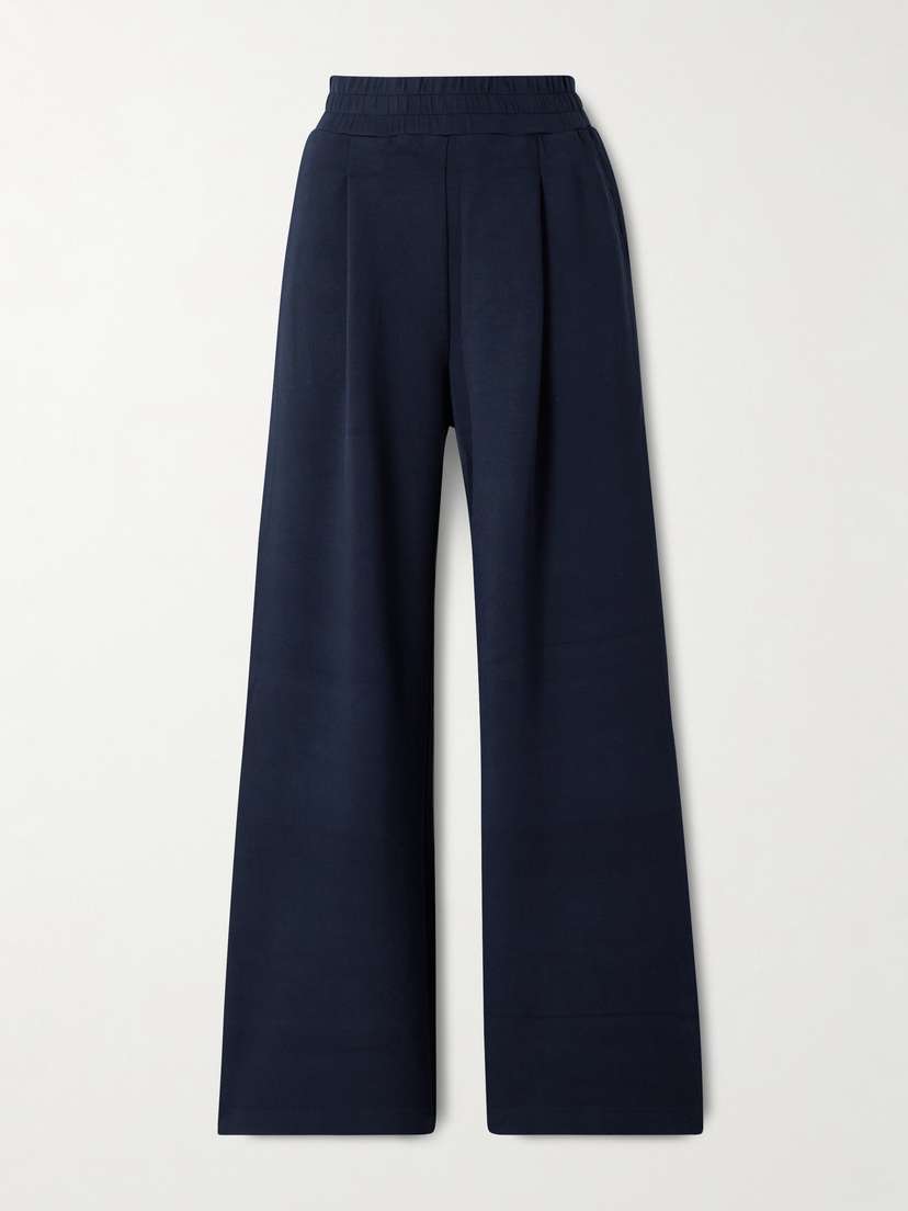 Varley The Extra Wide Leg Pleated Doublesoft® Wide-leg Pants