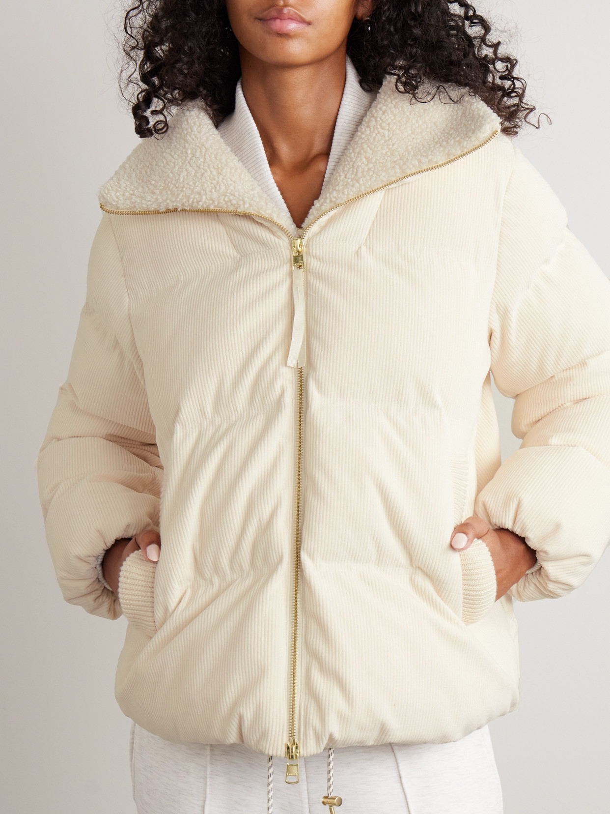 Brackley Fleece-Trimmed Corduroy Jacket