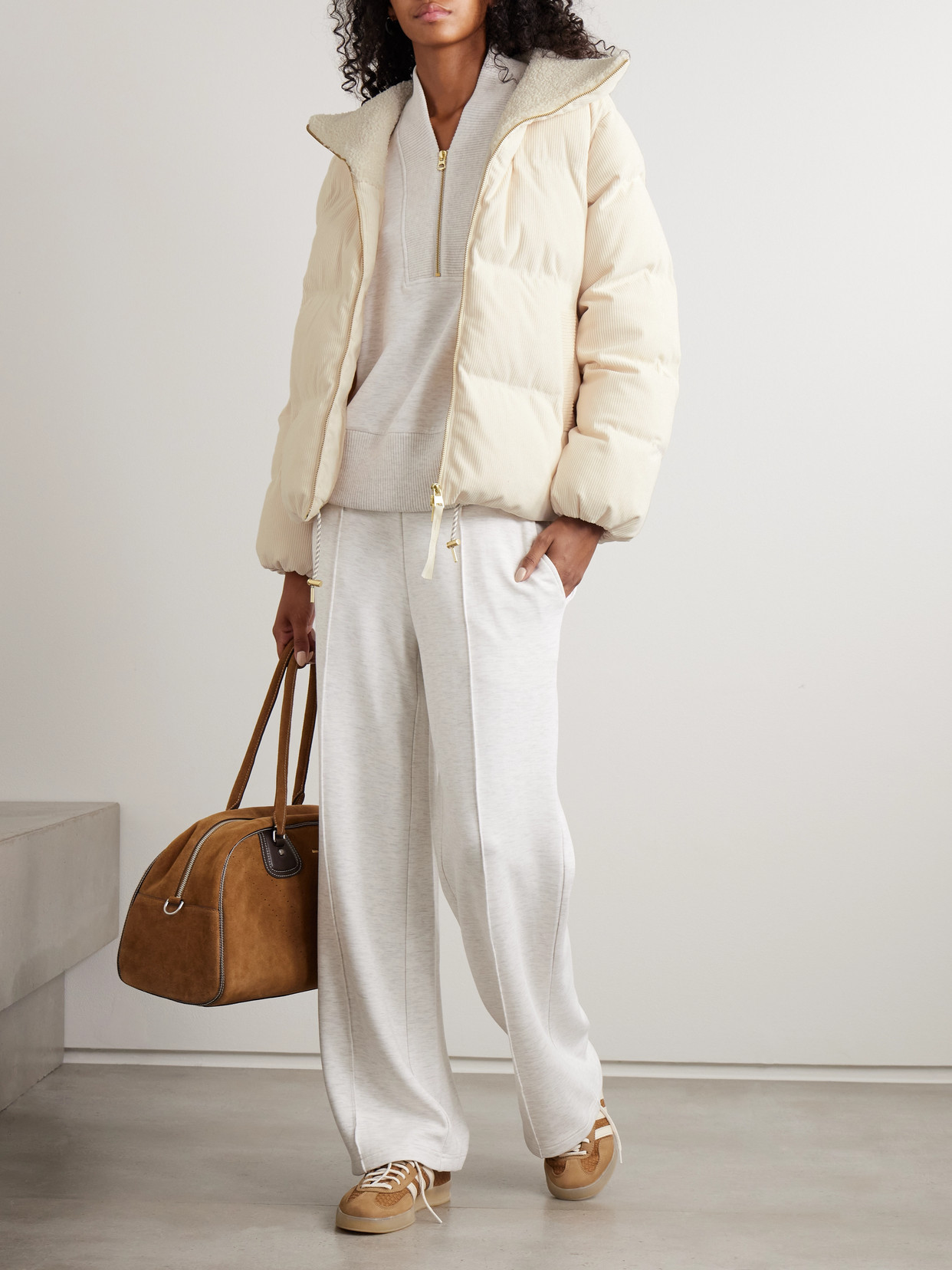 Brackley Fleece-Trimmed Corduroy Jacket