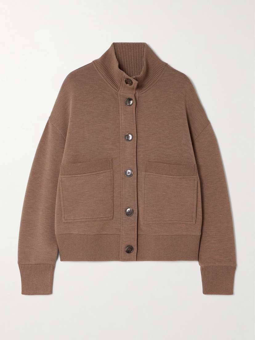Varley Sabrina Stretch-jersey Cardigan