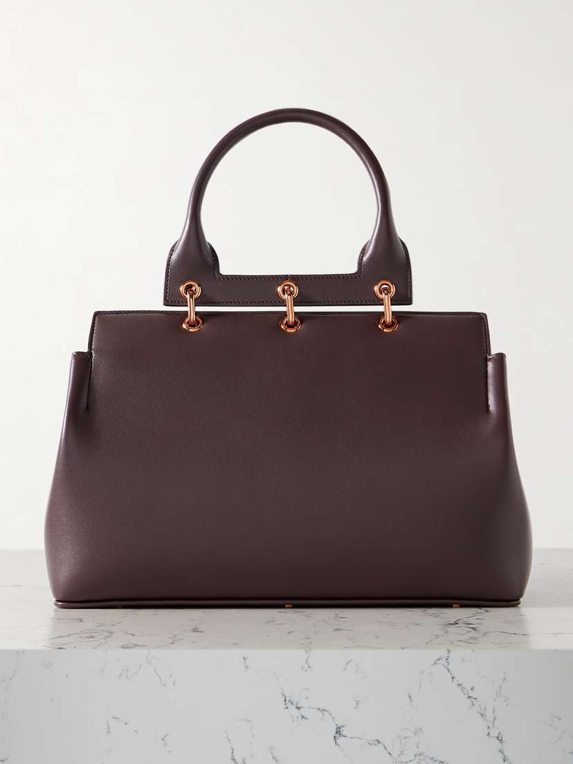 Gabriela Hearst Amethyst Small Leather Tote