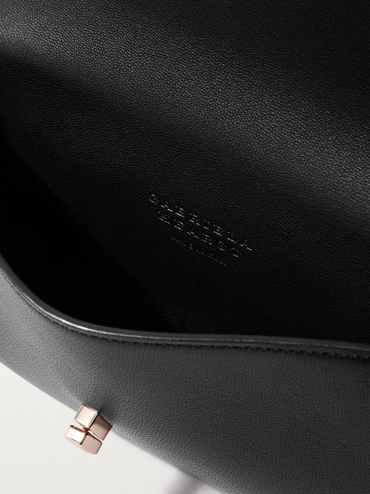 Gabriela Hearst Tool Leather Belt In Black