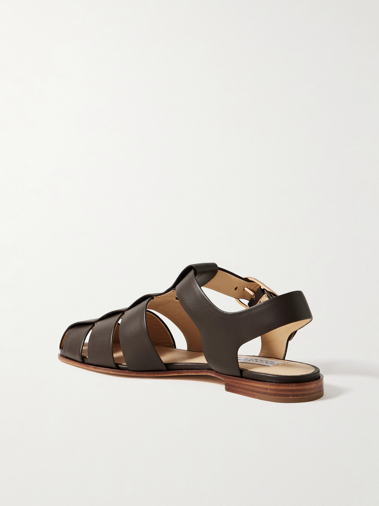Gabriela Hearst Lynn Leather Sandals In Brown
