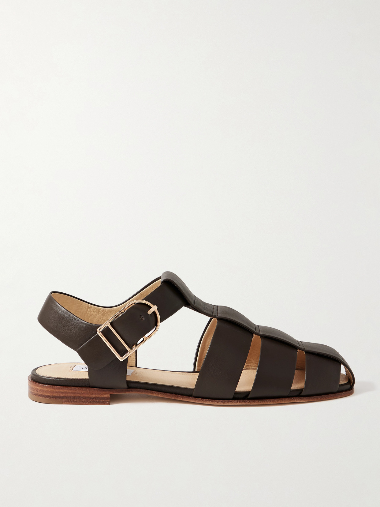 Gabriela Hearst Lynn Leather Sandals In Brown