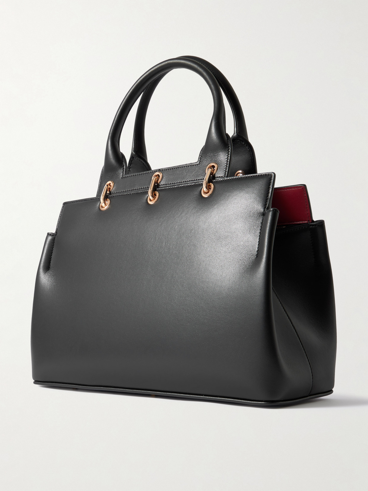 Gabriela Hearst Small Amethyst Bag In Black Nappa Leather In Black