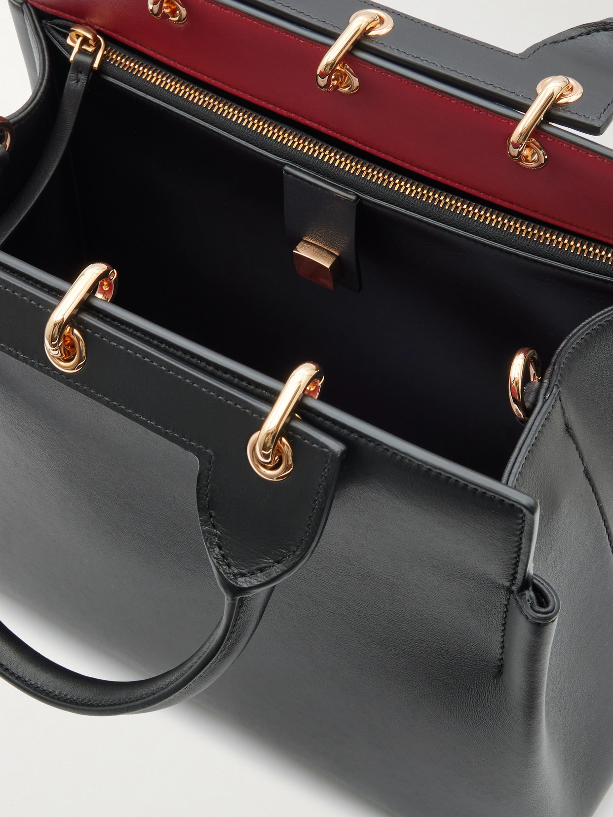 Gabriela Hearst Small Amethyst Bag In Black Nappa Leather In Black