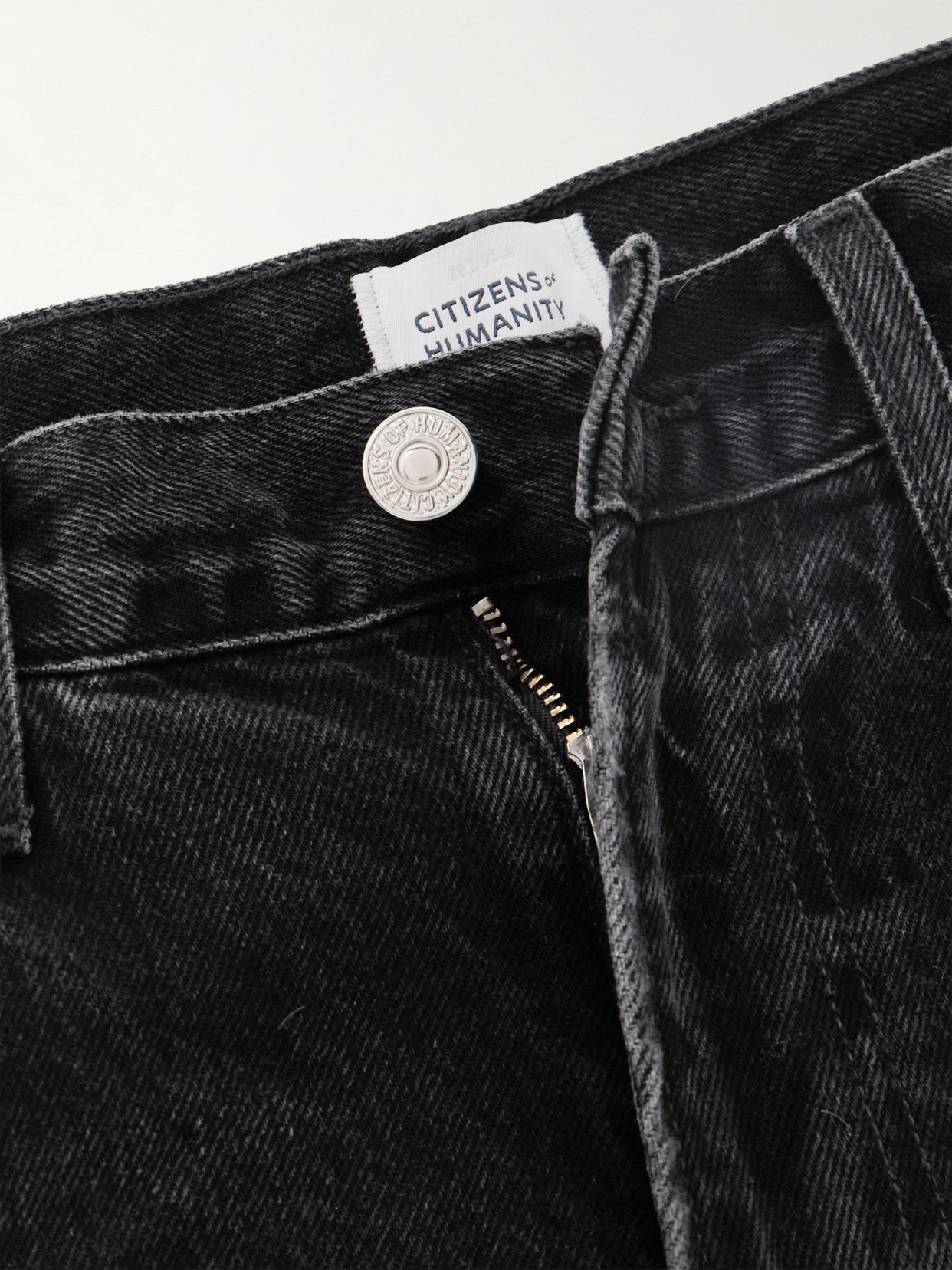 Citizen Of Humanity Annina High-rise Wide-leg Jeans In Black