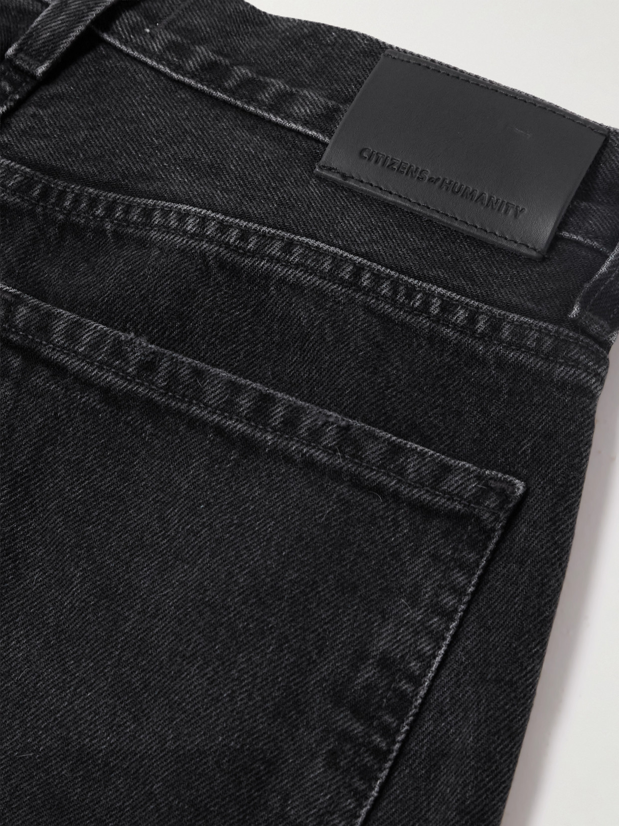 Citizen Of Humanity Annina High-rise Wide-leg Jeans In Black