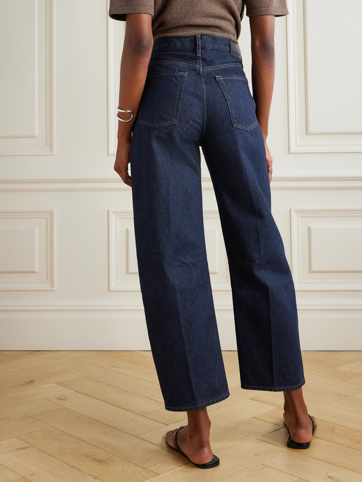 Miro Mid-Rise Barrel-Leg Jeans