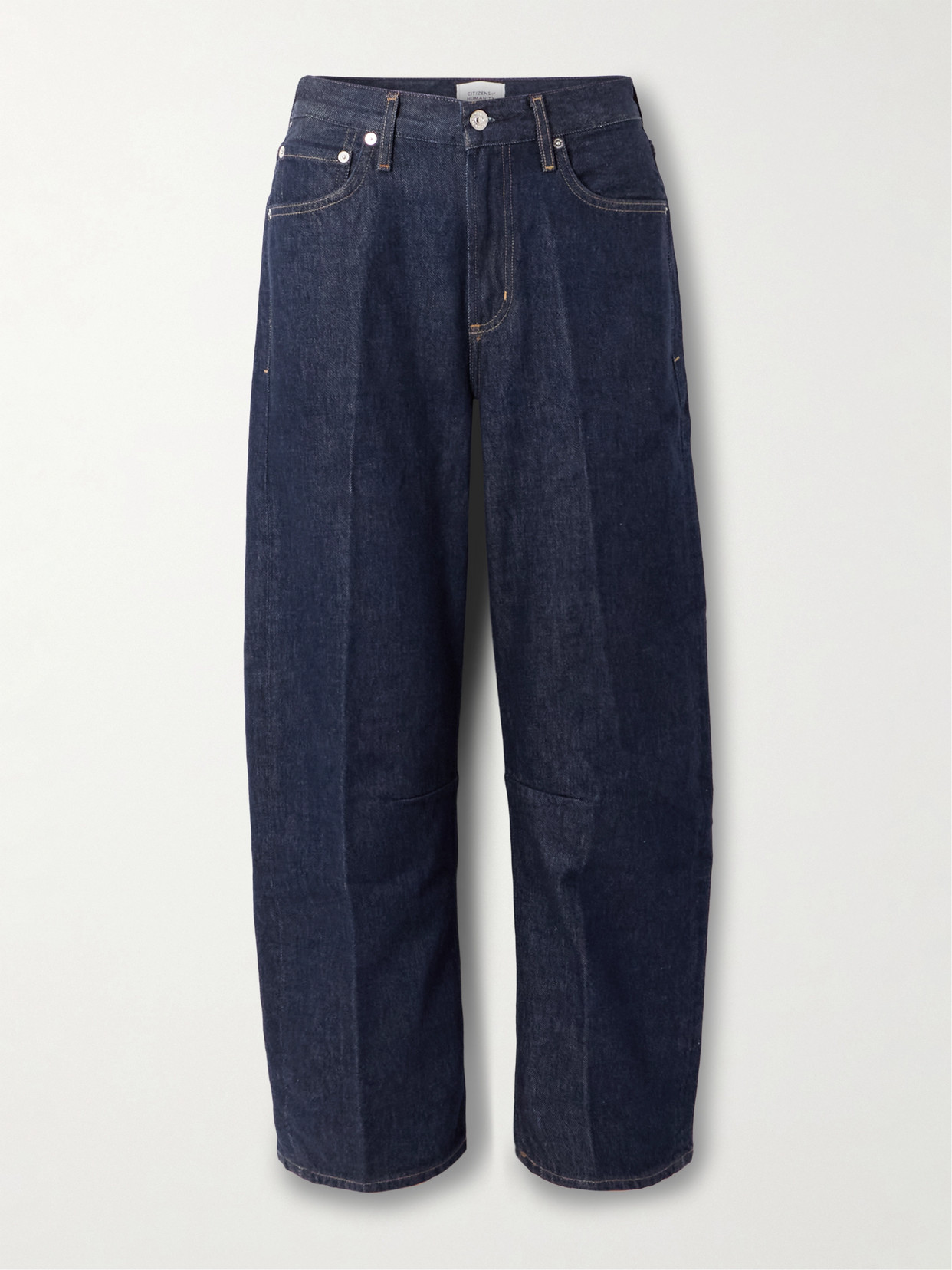 Citizen Of Humanity Miro Mid-rise Barrel-leg Jeans In Blue
