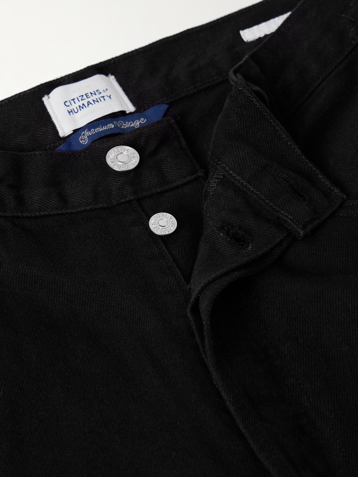 Citizen Of Humanity Ayla Rigid Natural-rise Baggy Jeans In Black