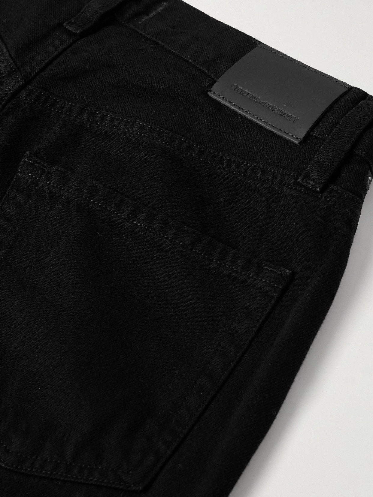 Citizen Of Humanity Ayla Rigid Natural-rise Baggy Jeans In Black