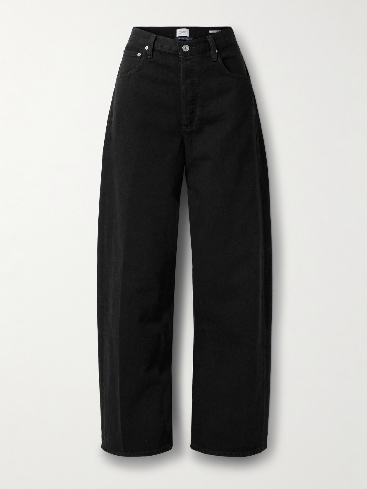 Citizen Of Humanity Ayla Baggy Mid-rise Jeans In Black