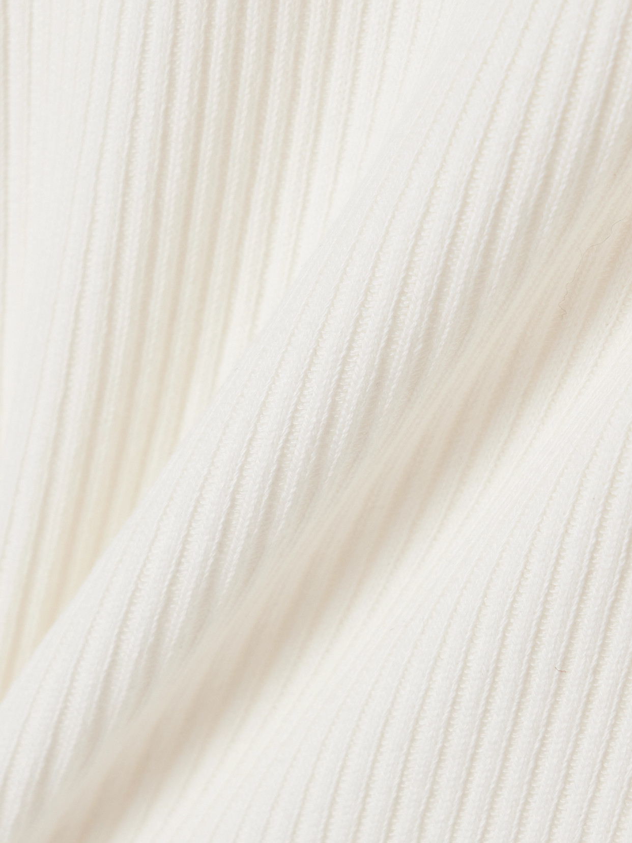 Citizen Of Humanity Caradene Ribbed Stretch-lyocell Turtleneck Sweater In White