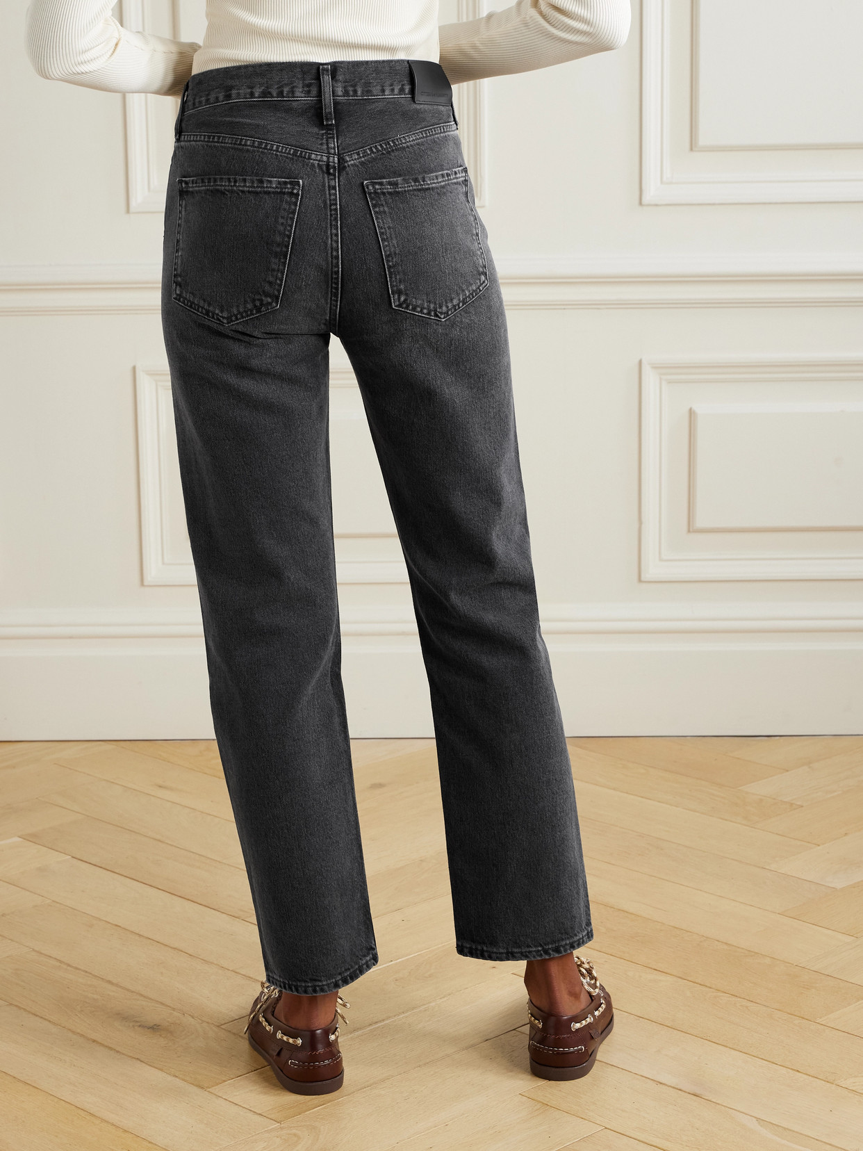 Blaine High-Rise Straight-Leg Jeans