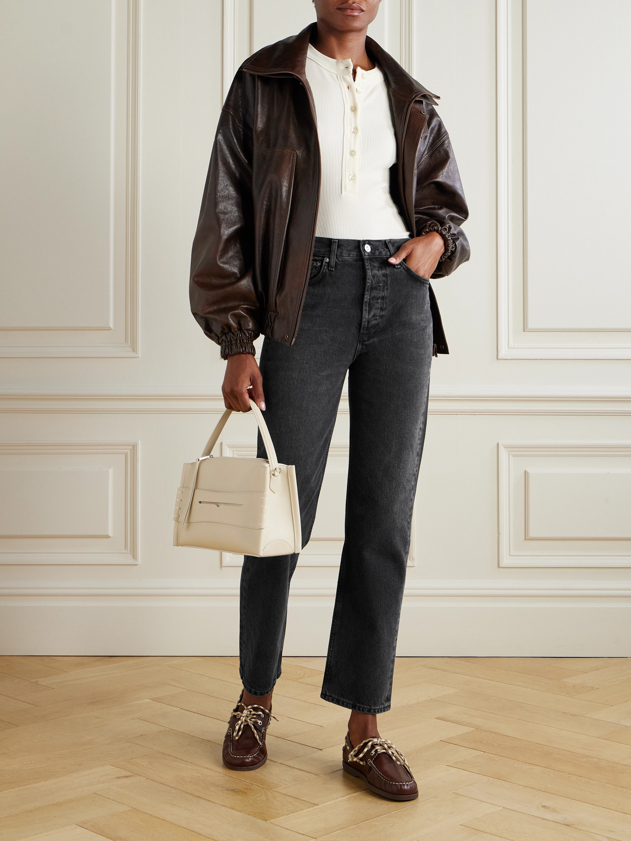 Blaine High-Rise Straight-Leg Jeans