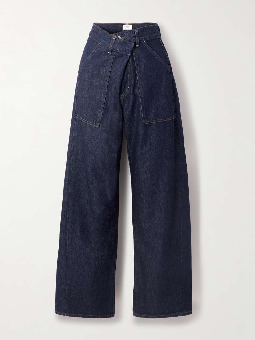 Citizens of Humanity Ines Utility Crop Organic High-rise Wide-leg Jeans