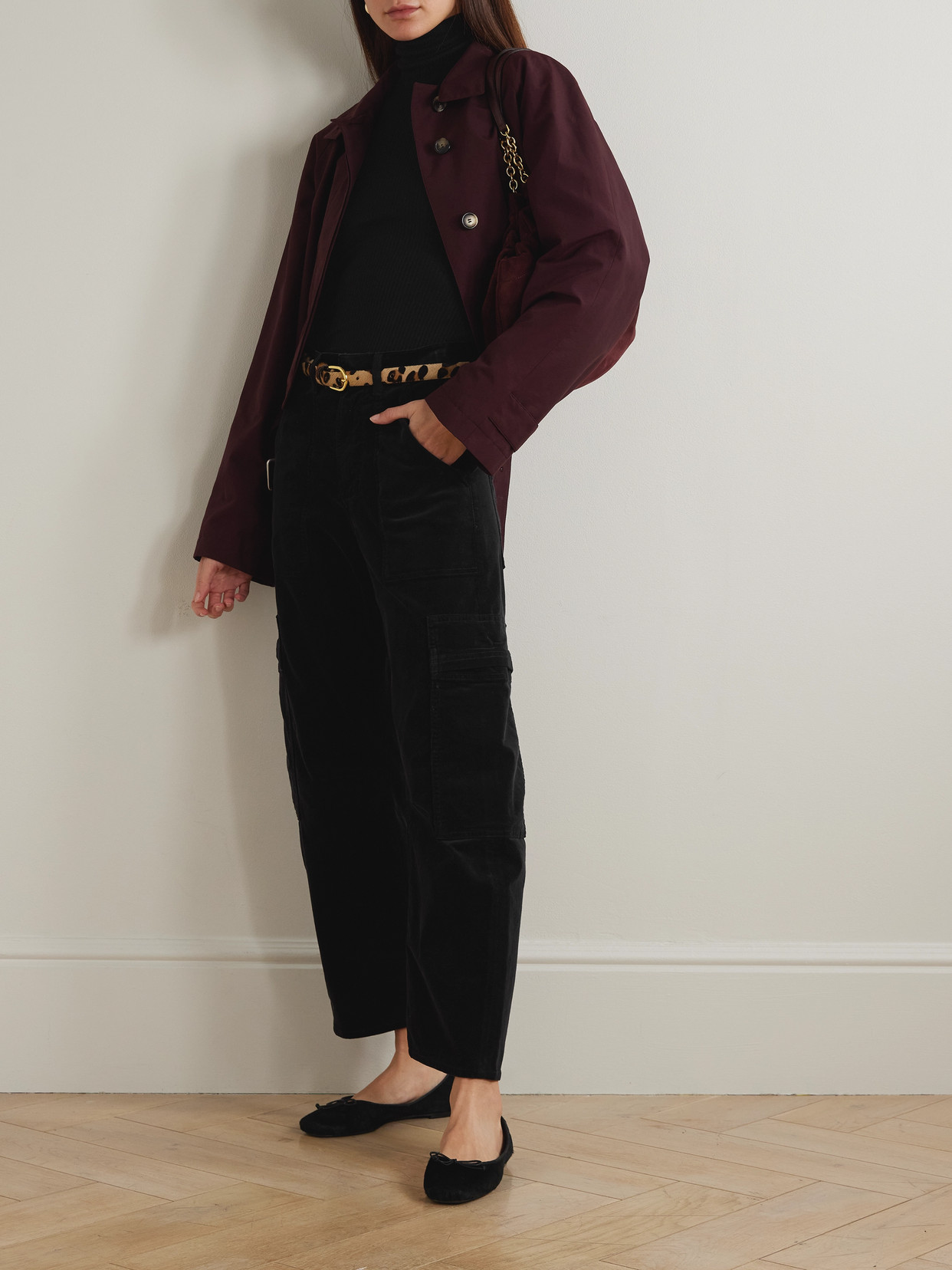 Caradene Ribbed Stretch-Lyocell Turtleneck Sweater