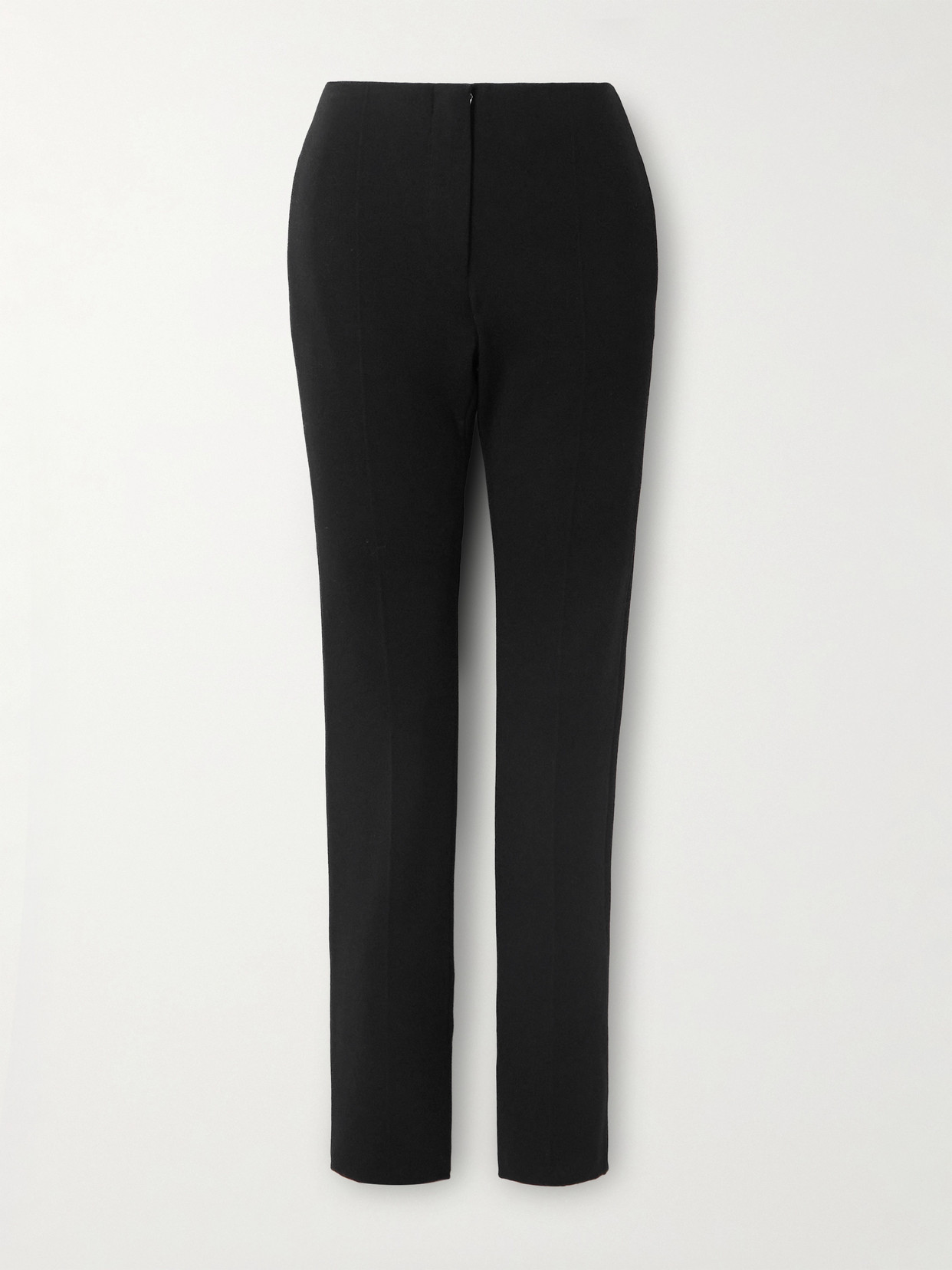 Sportmax Earry Knitted Straight-leg Pants In Black