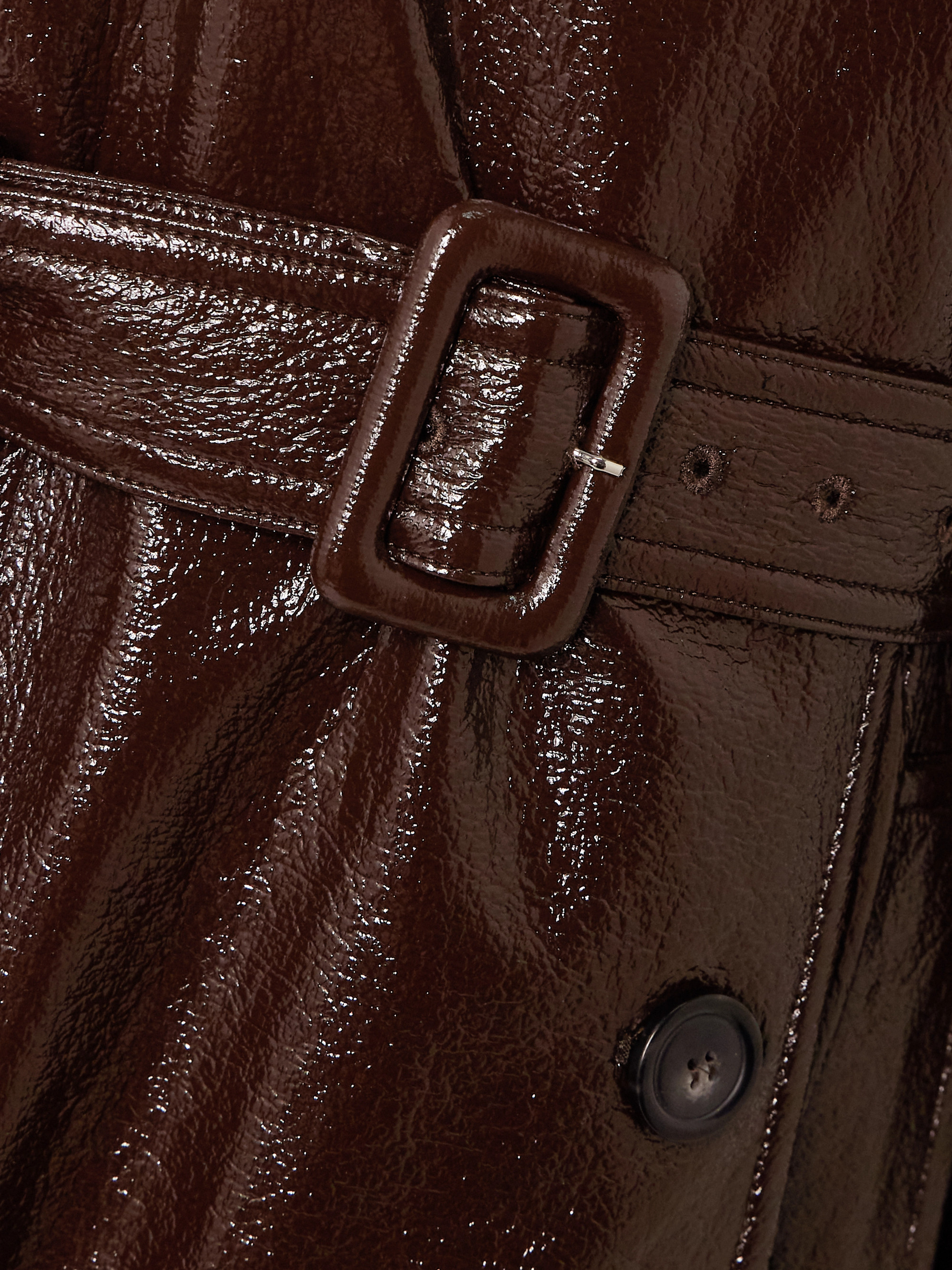 Sportmax Bairo coated-cotton trench coat