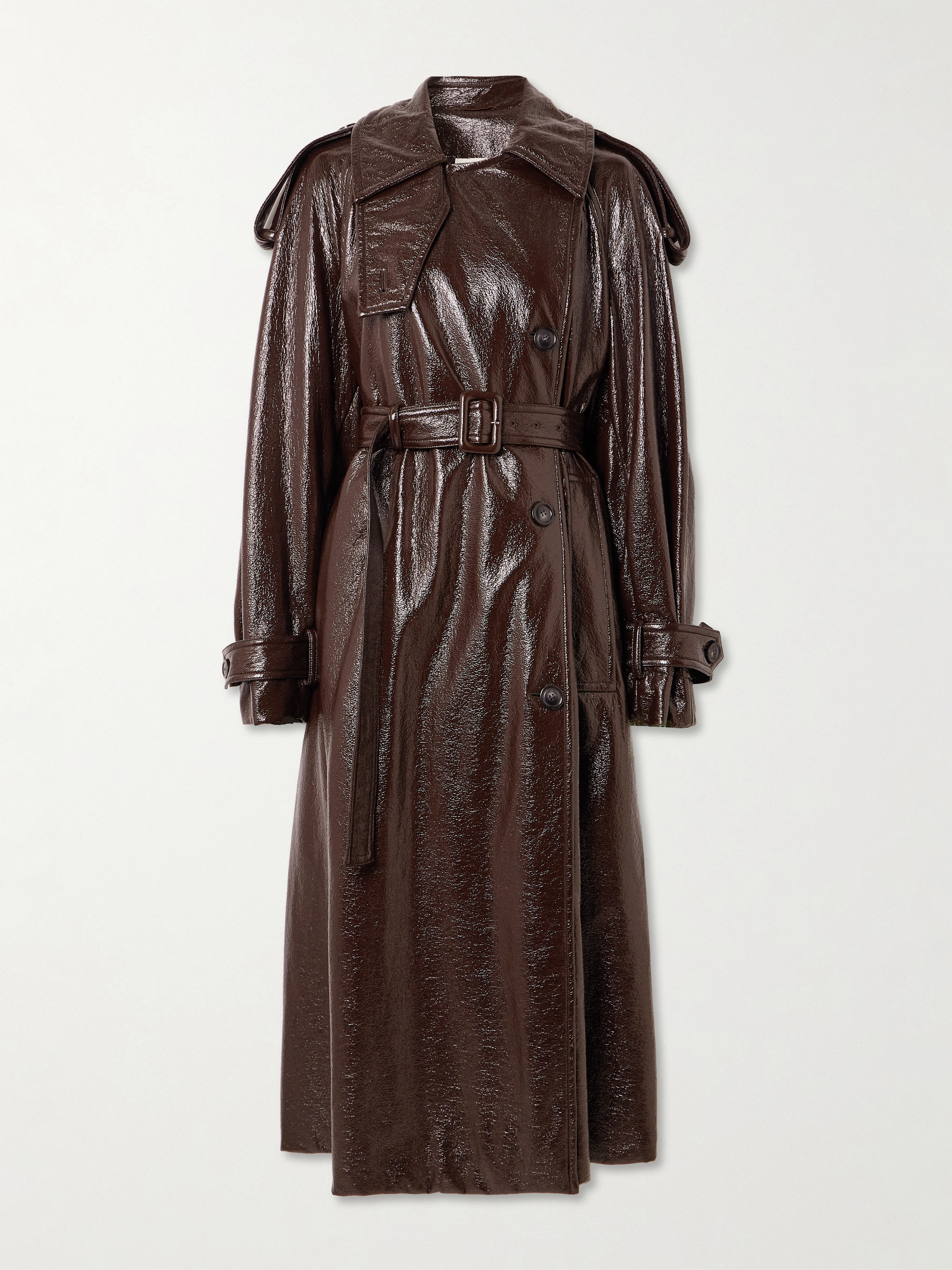 Sportmax Bairo coated-cotton trench coat
