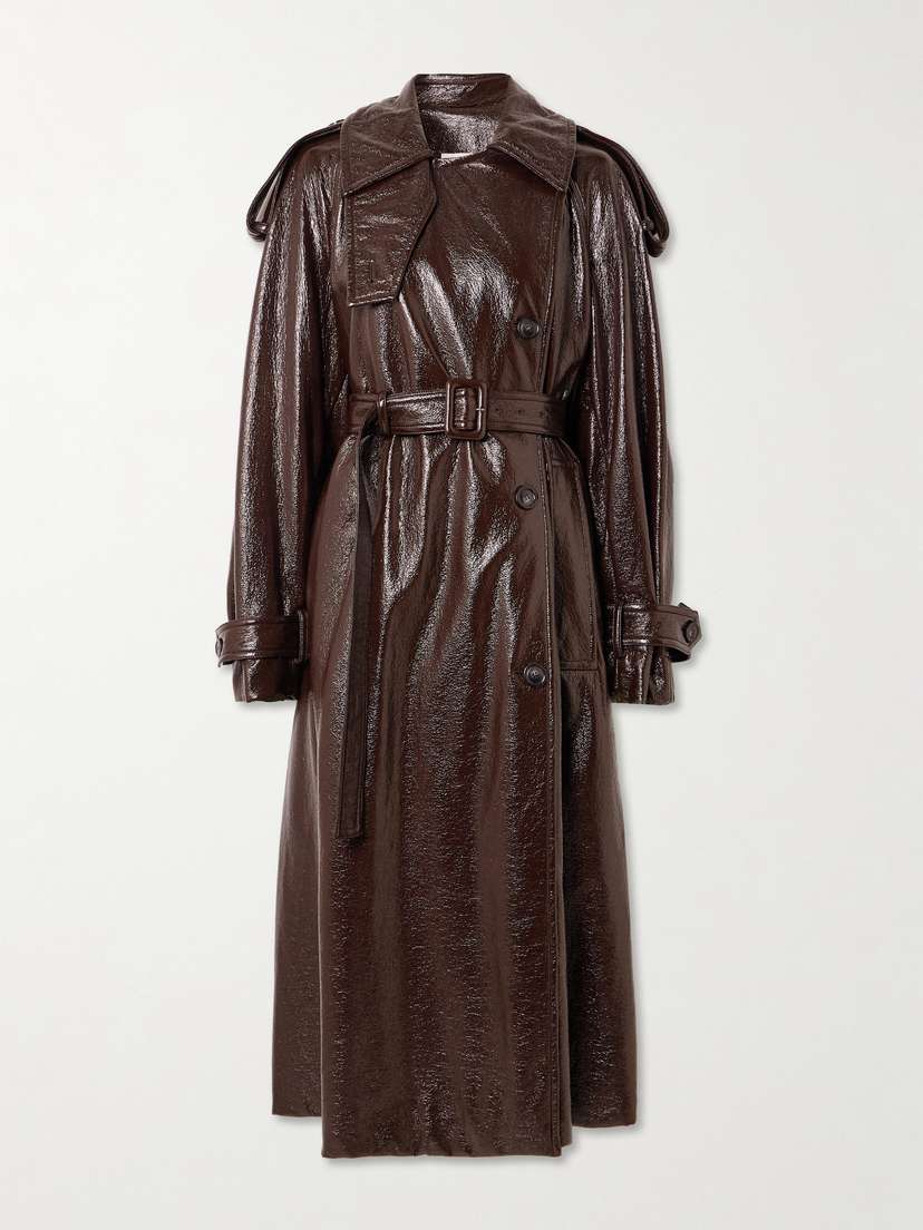 Sportmax Bairo Coated-cotton Trench Coat