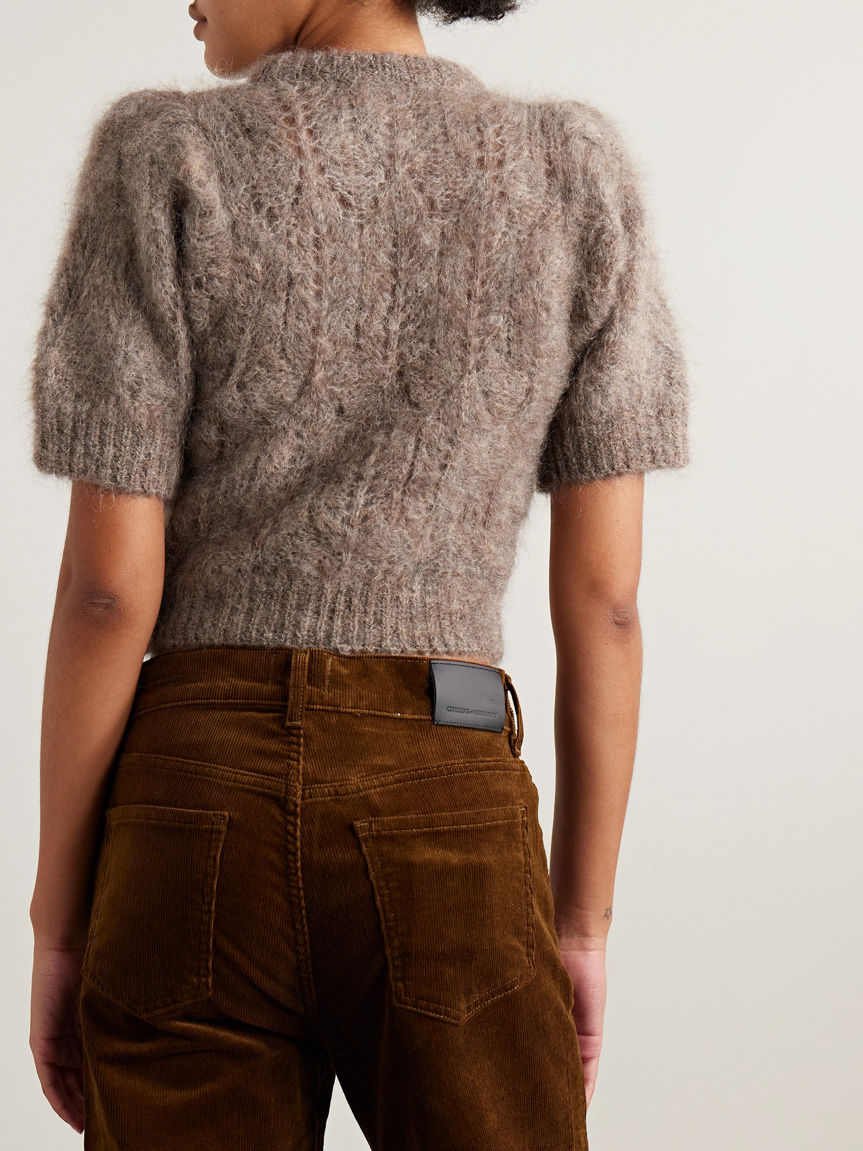 Odette Pointelle-Knit Sweater