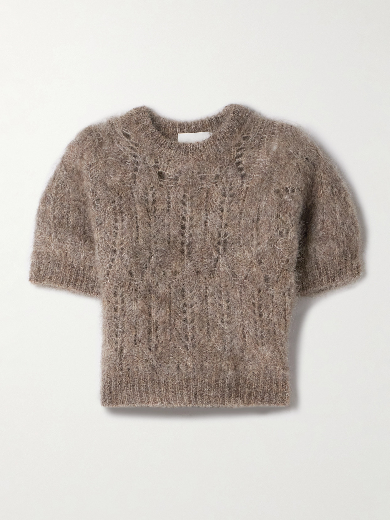 Citizen Of Humanity Odette Pointelle-knit Sweater In Black