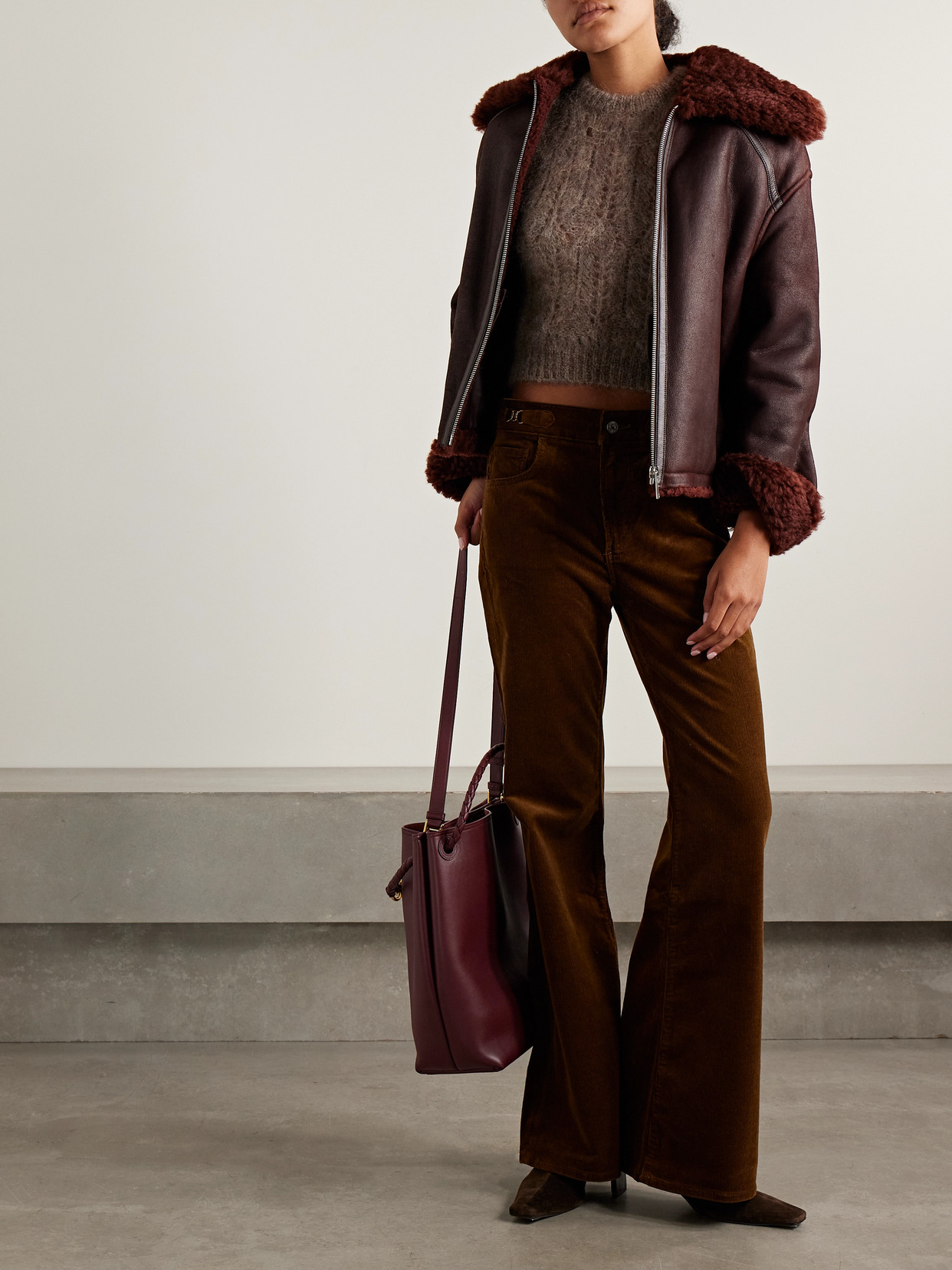 Odette Pointelle-Knit Sweater