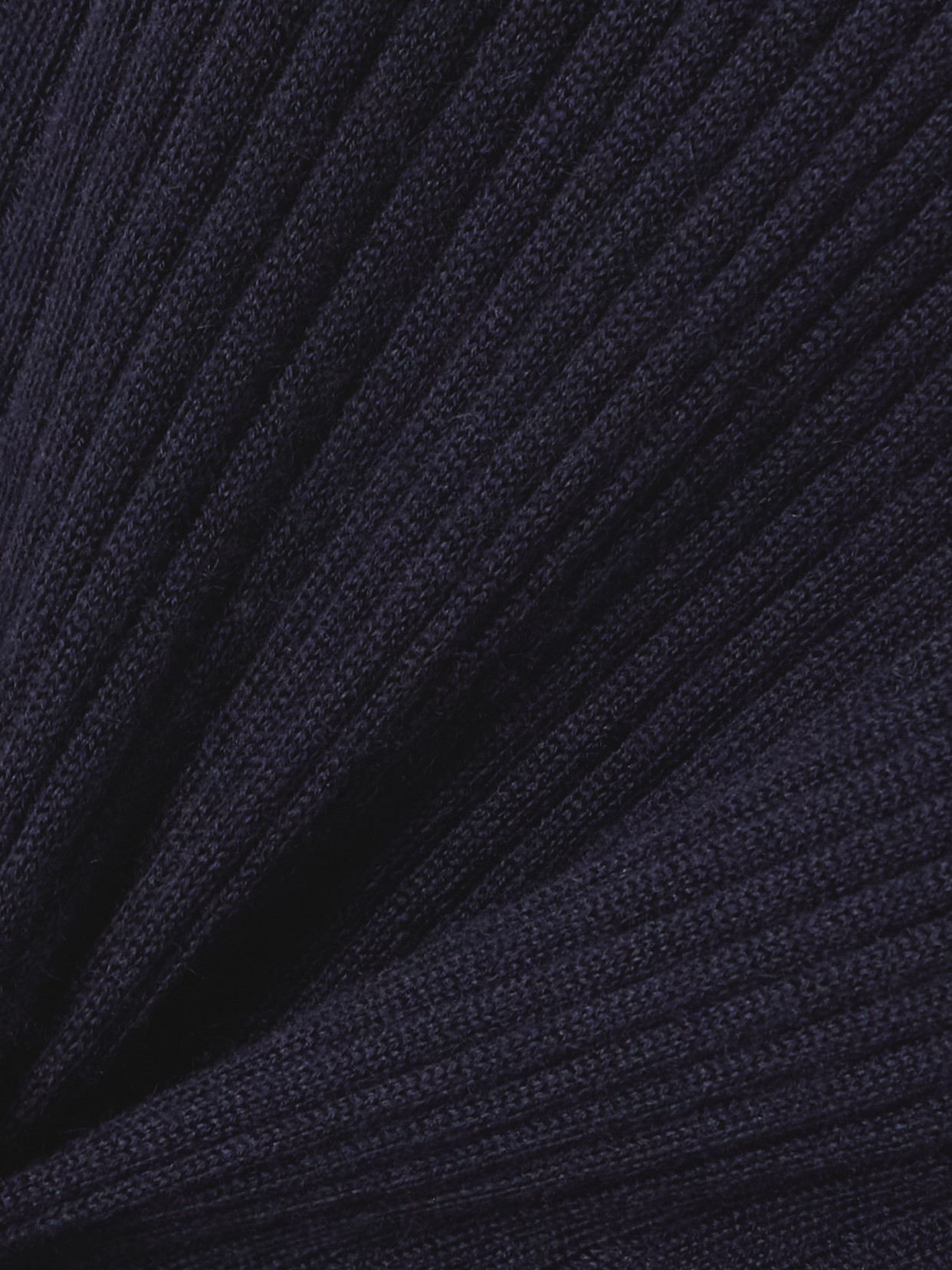 Sasuphi Ribbed-knit Cashmere And Silk-blend Sweater In Blue