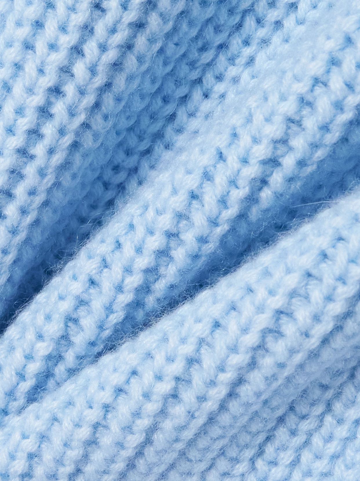 Sasuphi Ribbed Cashmere Turtleneck Vest In Blue