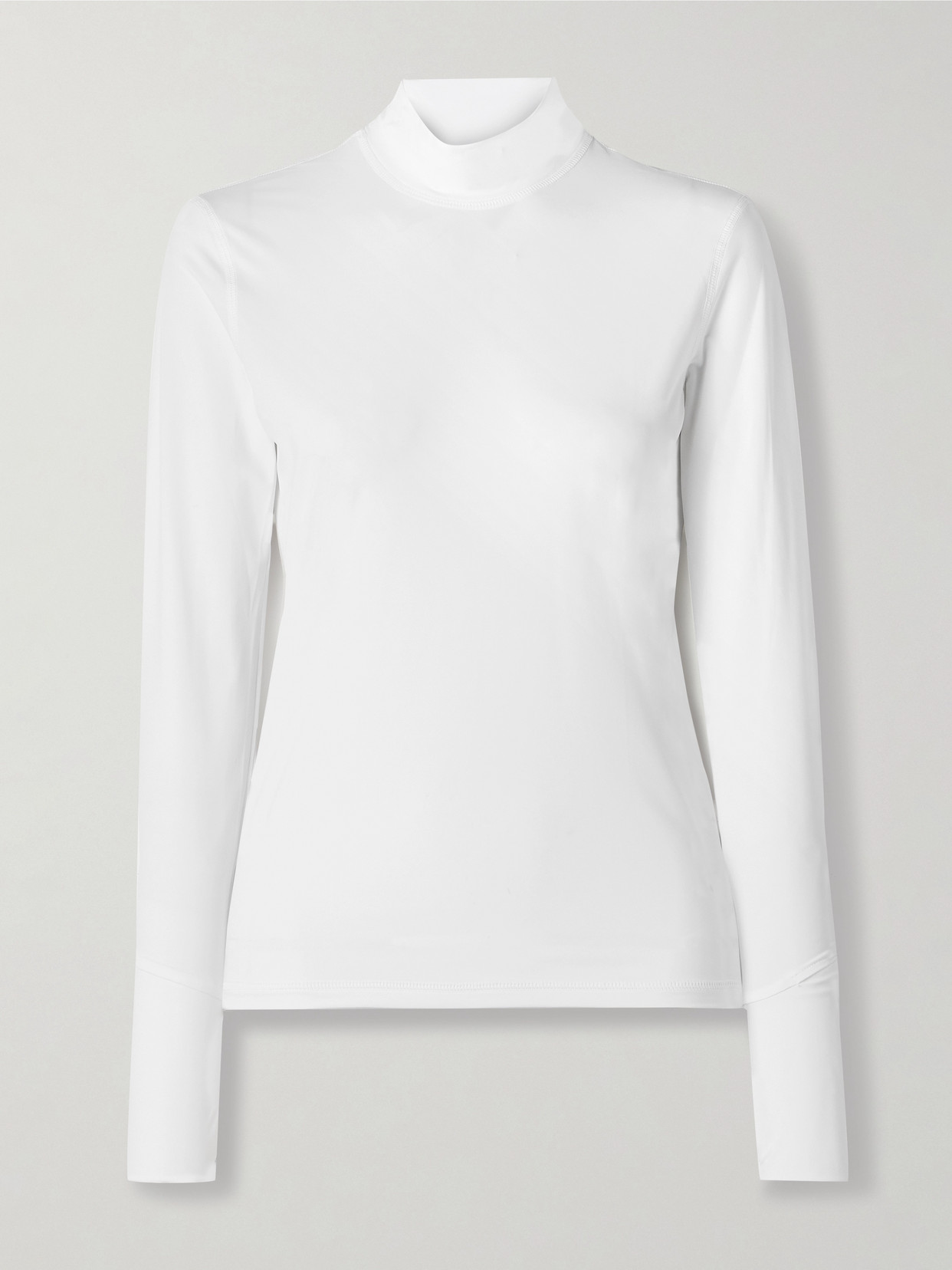Aztech Mountain Next To Skin Stretch-jersey Turtleneck Base Layer In White