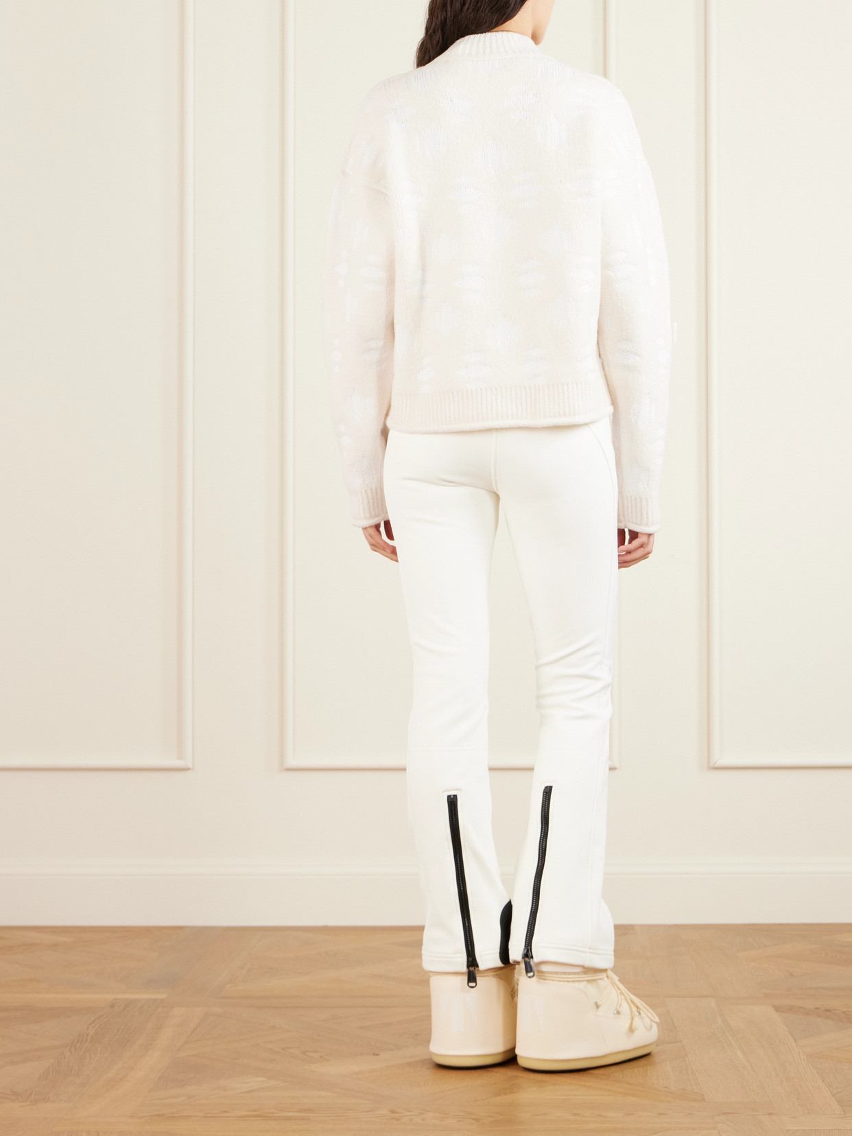 Aztech Mountain Oversized Jacquard-knit Wool-blend Sweater In Multi