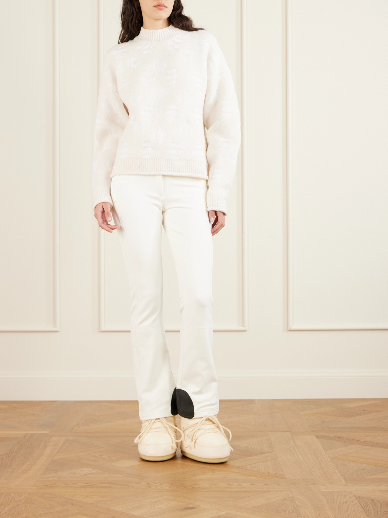 Aztech Mountain Oversized Jacquard-knit Wool-blend Sweater In Multi