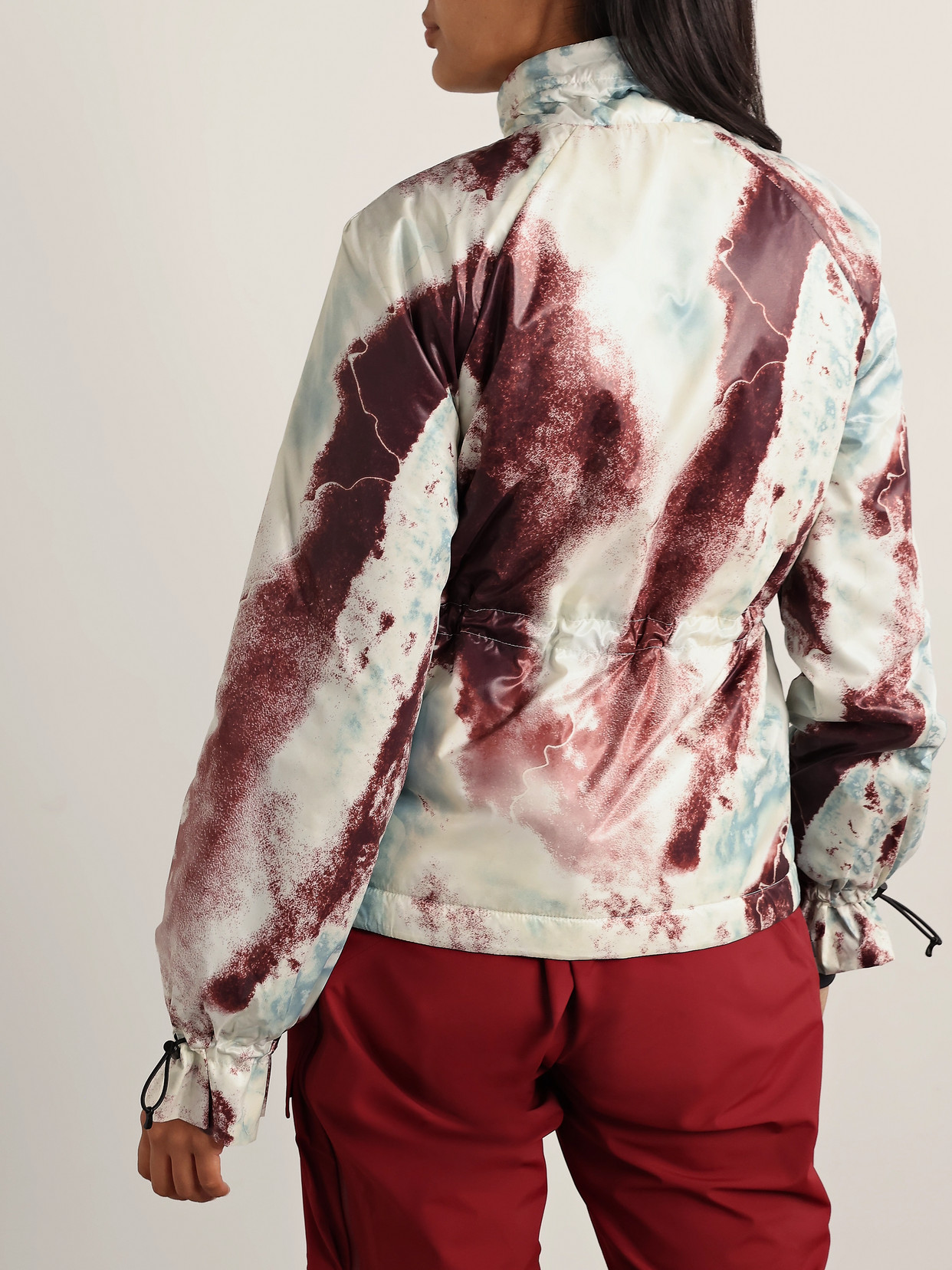 Aztech Mountain Printed Shell Down Jacket In Multi