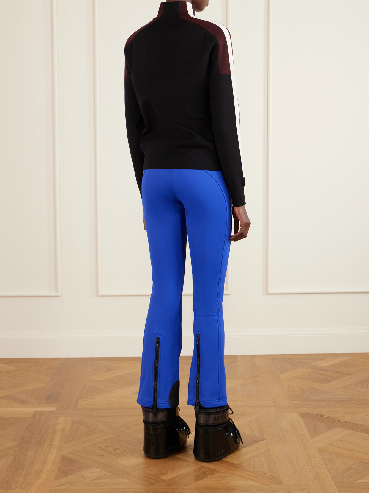 Caroline Color-Block Wool-Blend Sweater