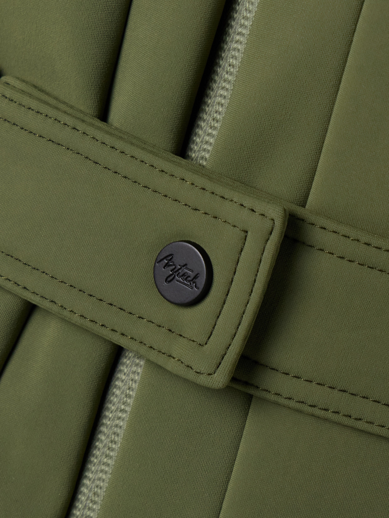 Aztech Mountain Bella Belted Hooded Padded Down Ski Jacket In Green