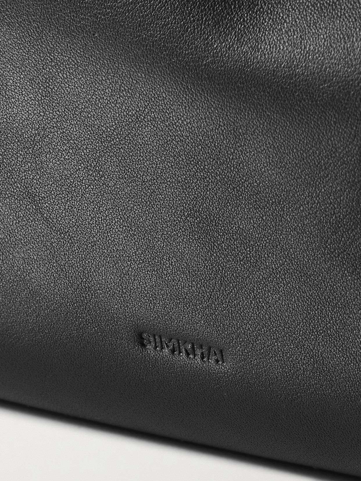 Simkhai Nixi Medium Leather Shoulder Bag In Black