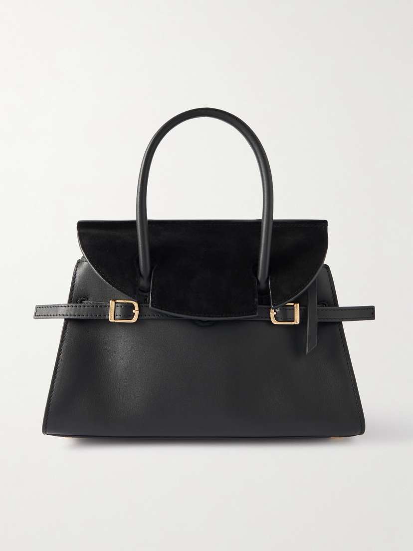 Simkhai River Small Suede-trimmed Leather Tote
