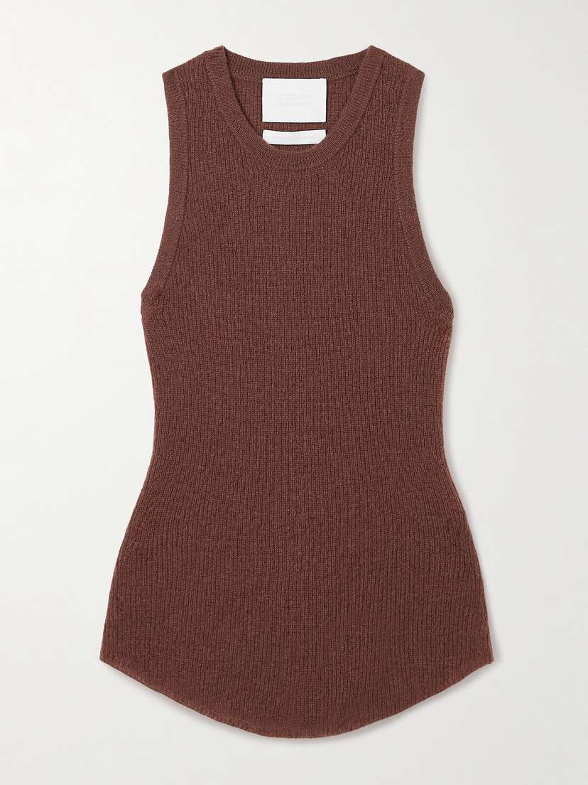 Citizens of Humanity Akira Ribbed Wool And Cashmere-blend Tank