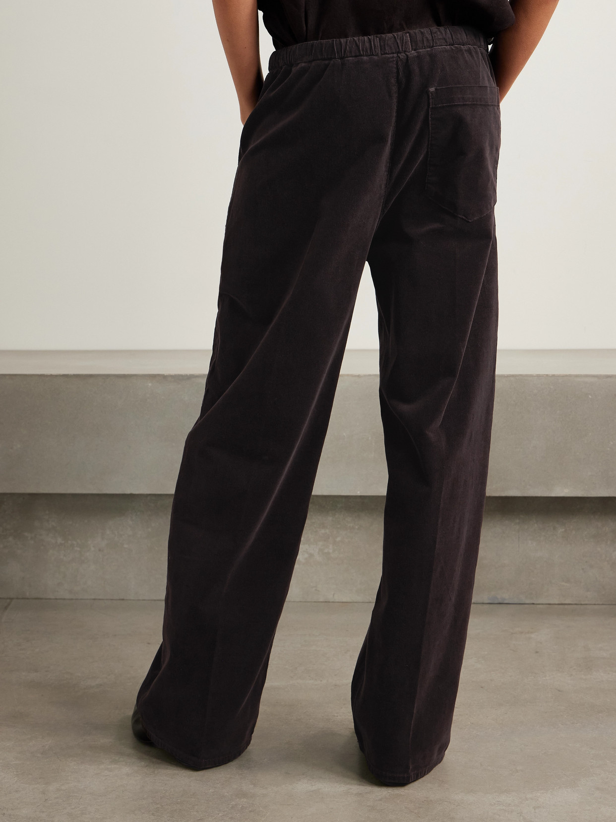 Citizen Of Humanity Aurora Cotton-blend Corduroy Wide-leg Pants In Brown