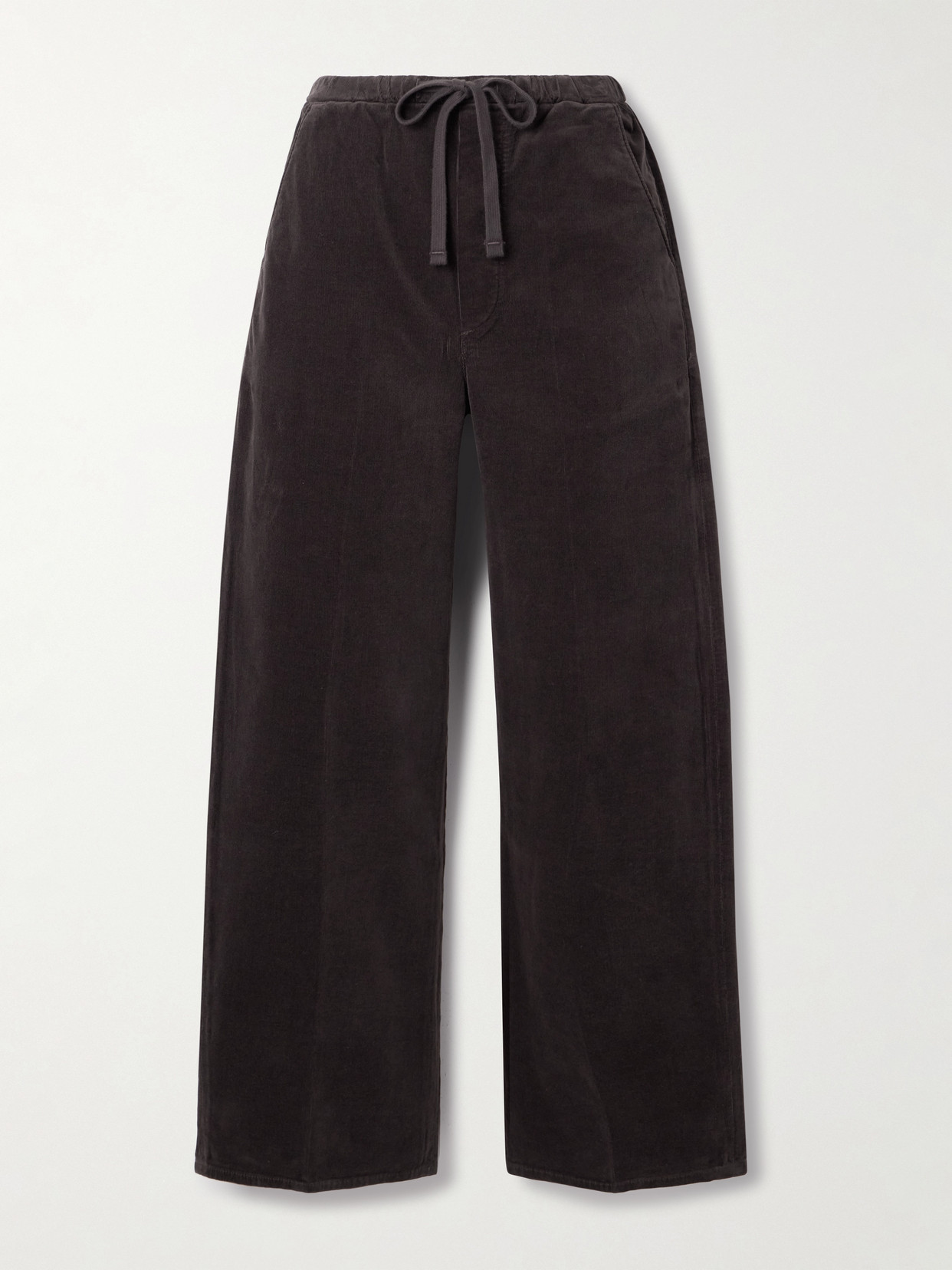 Citizen Of Humanity Aurora Cotton-blend Corduroy Wide-leg Pants In Brown