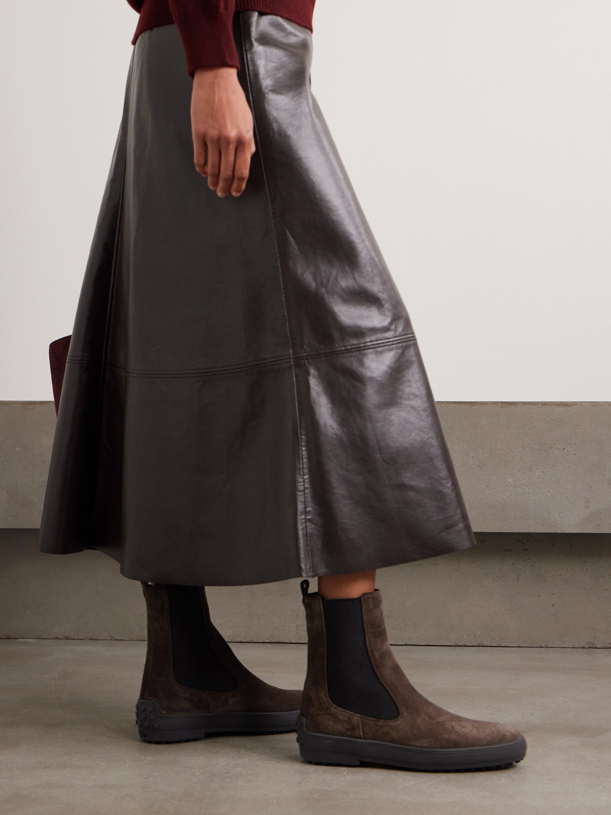 Winter Gommini Suede Chelsea Boots