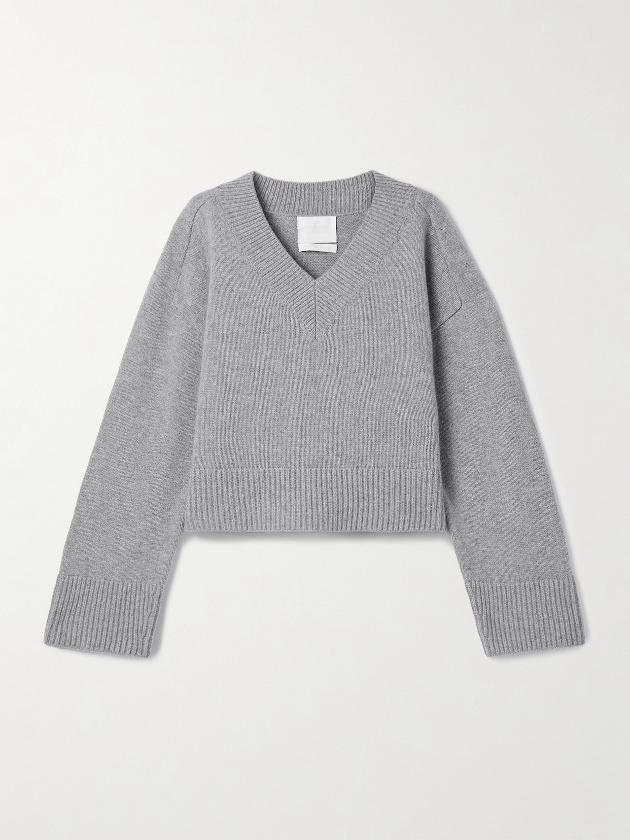 Citizen Of Humanity Gazette Wool And Cashmere-blend Sweater In Gray