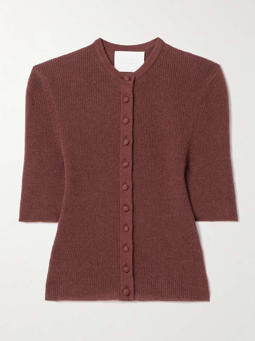 Citizens of Humanity Tabitha Ribbed Wool And Cashmere-blend Cardigan
