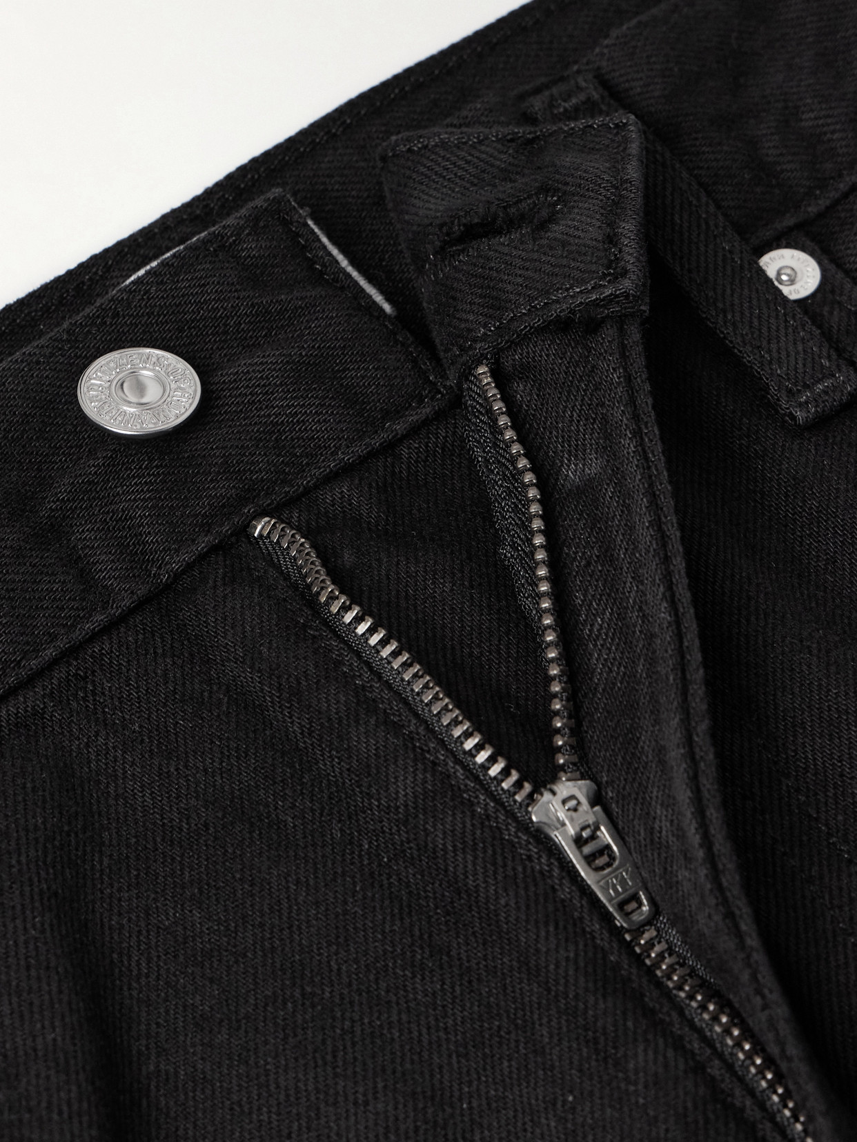Miro Long Mid-Rise Barrel-Leg Jeans