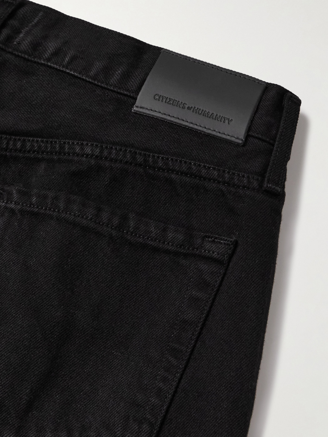 Miro Long Mid-Rise Barrel-Leg Jeans