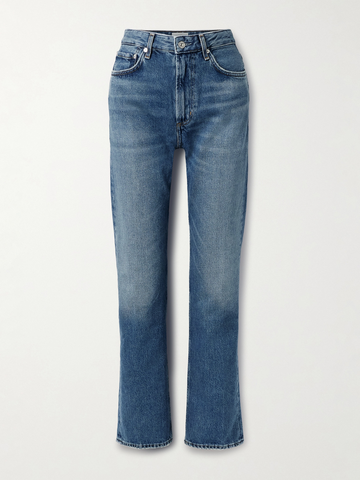 Citizen Of Humanity Zurie High-rise Straight-leg Jeans In Blue