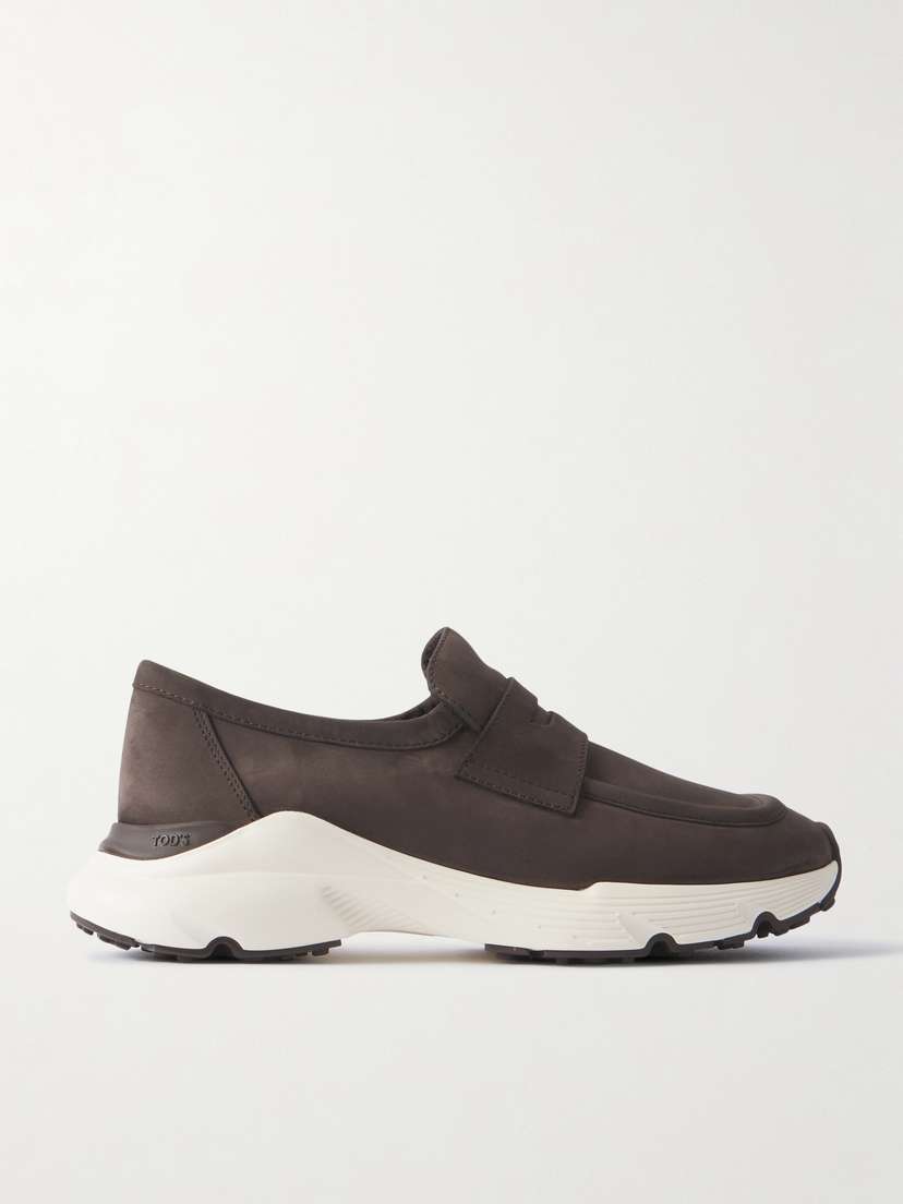 Tod's Shearling-lined Suede Loafers