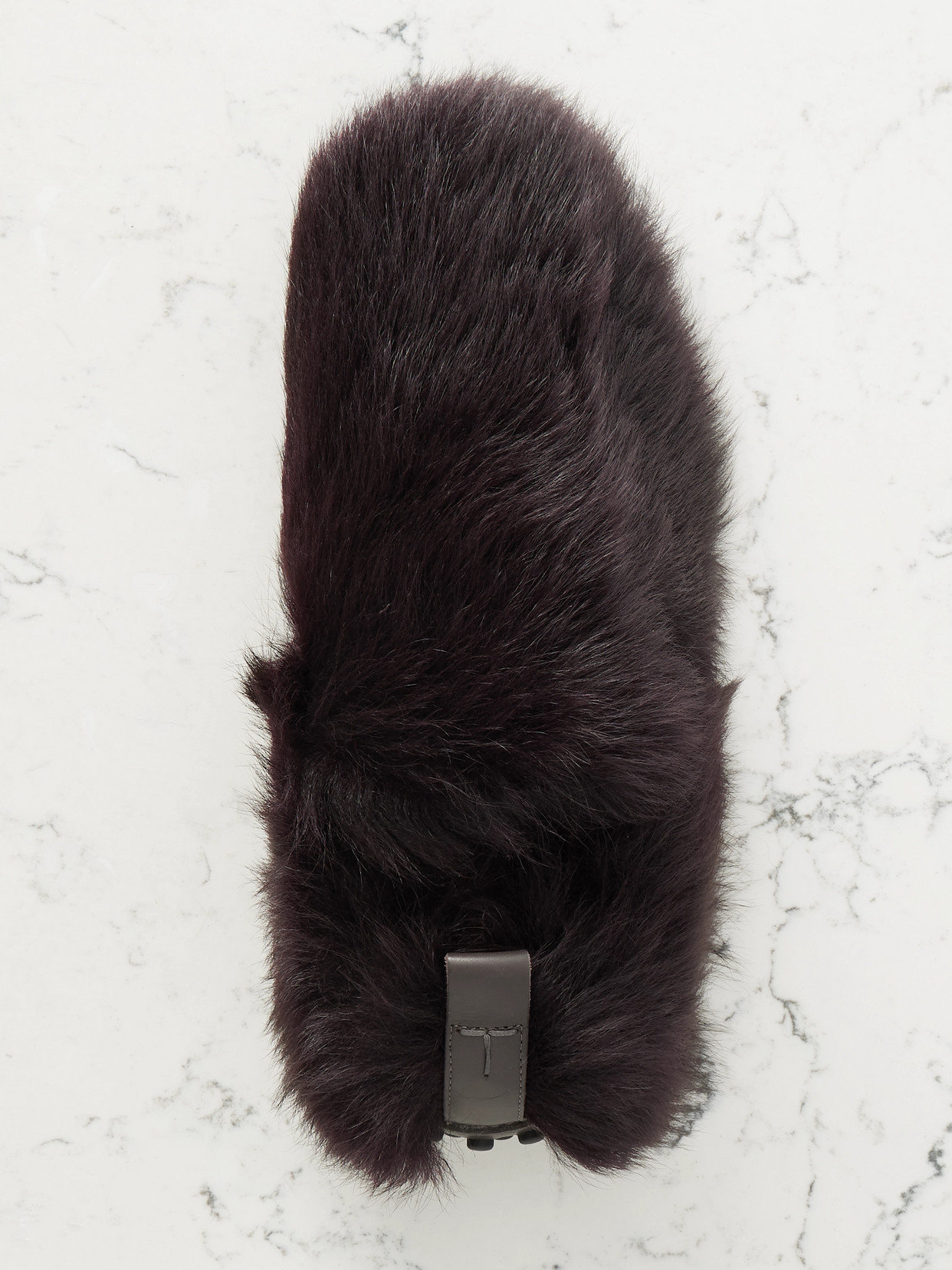 Tod's Shearling Loafers In Brown